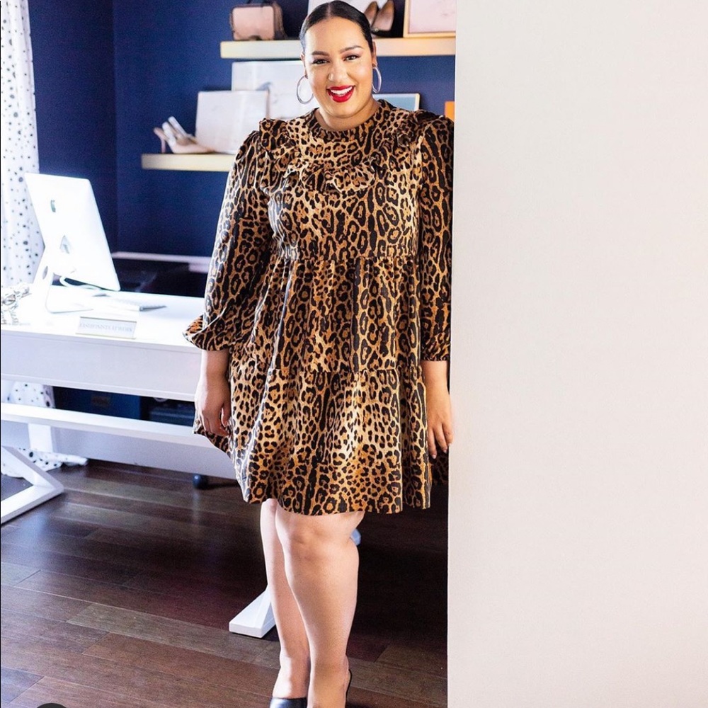 Animal print dress